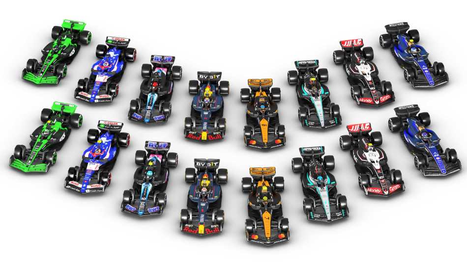 Hot wheels F1 car collection