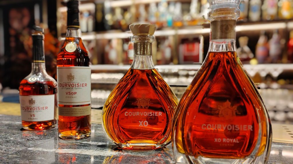 Courvoisier cognac range