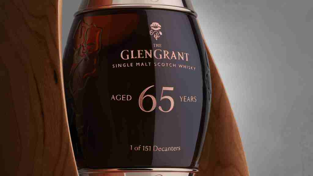 The Glen Grent_65-Year-Old whisky label