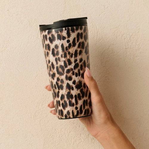 Burga leopard print cup
