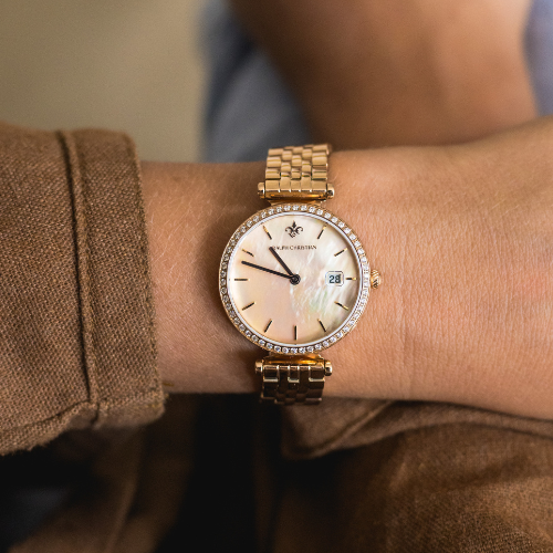 Luxe gold watch ralph christian 