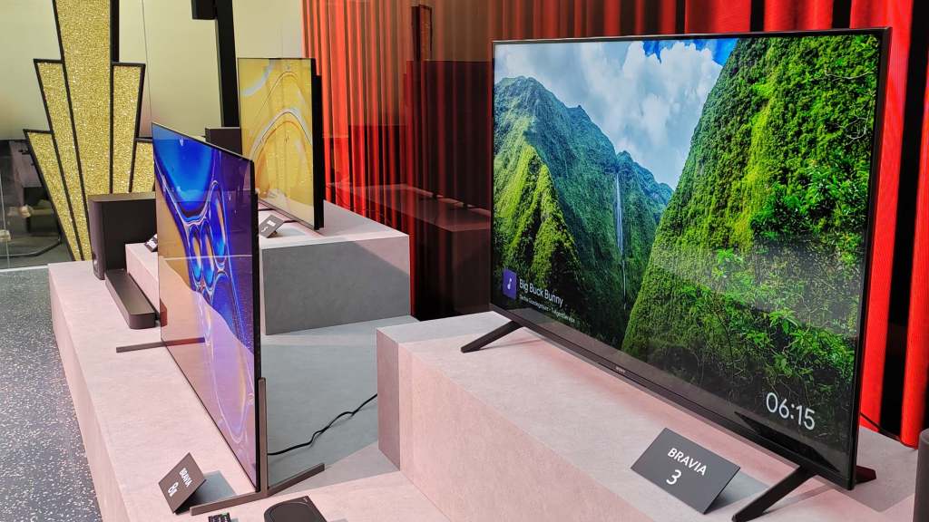 Sony Bravia 8 and 3 TVs
