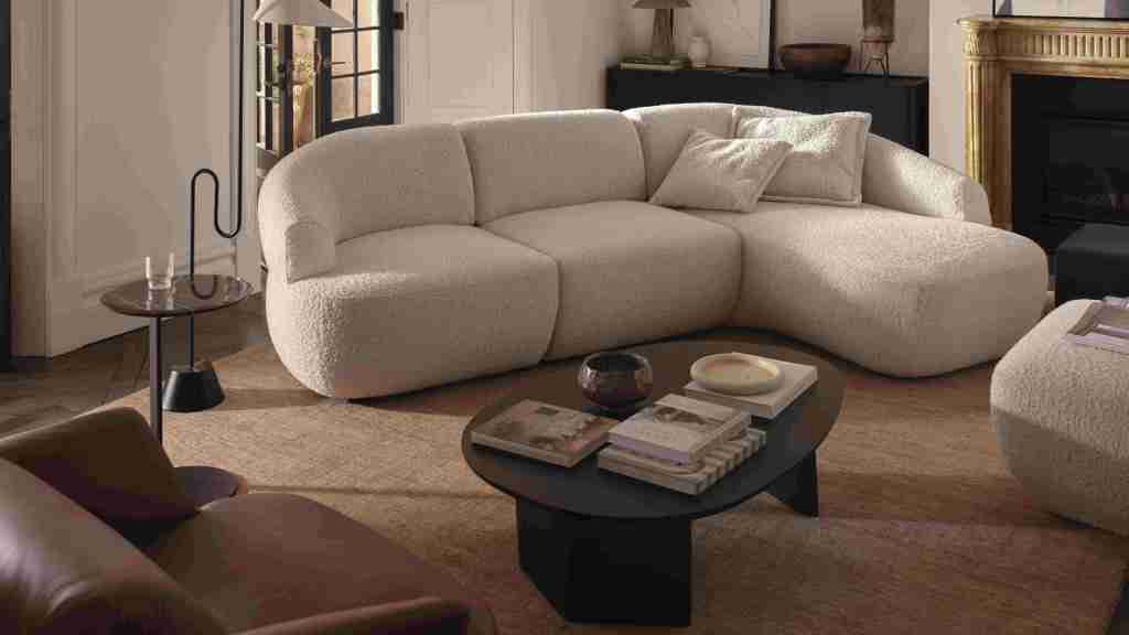 King Living Aura sofa in a living room