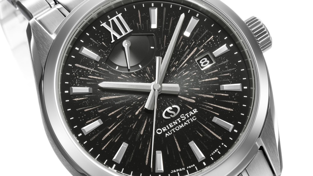 Orient Star M34 F8 Date watch with black dial