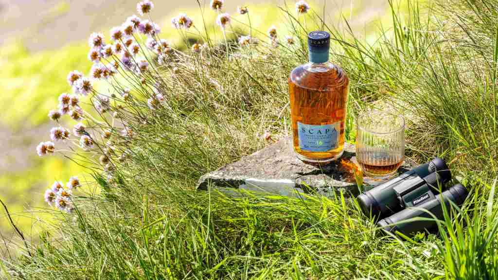 Scapa whisky on the trails