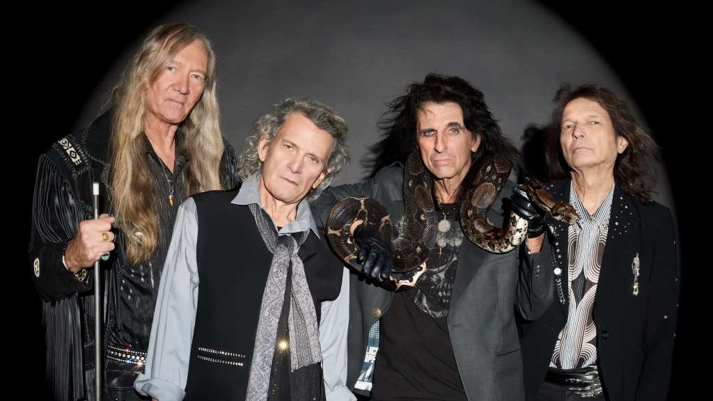 The newly reunited Alice Cooper band - Credit Jenny Risher