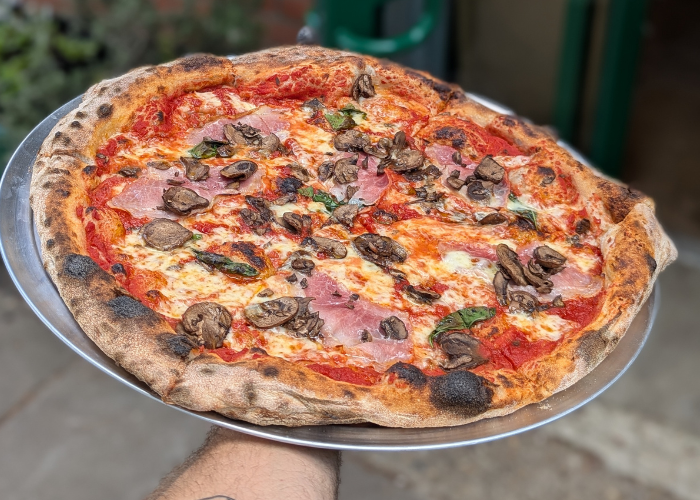 The 18 inch pizza at Base Face pizza