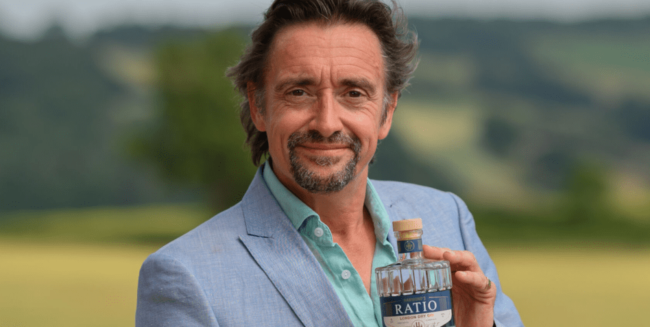 Richard Hammond with his gin brand