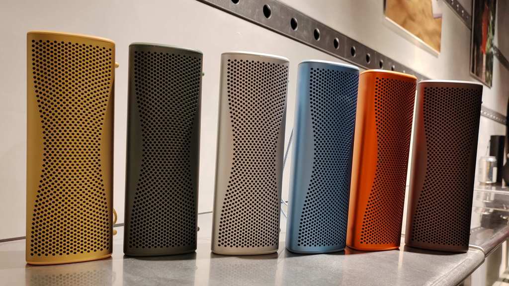 KEF Muo Bluetooth speaker colour range