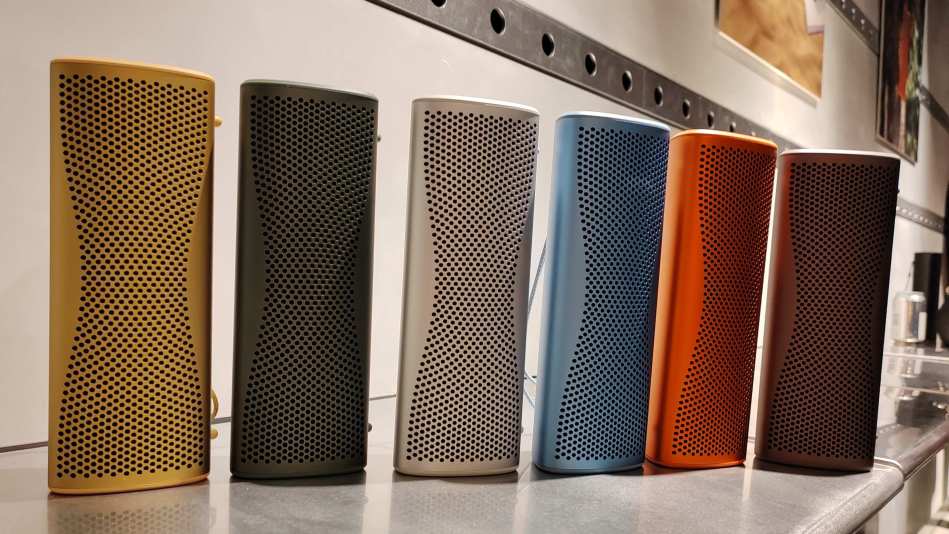 KEF Muo Bluetooth speaker colour range