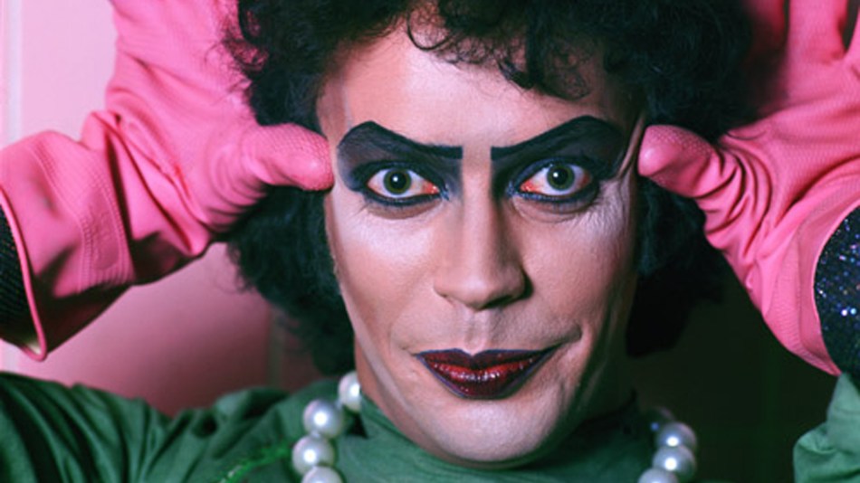 Tim Curry as Frank N Furter in The Rocky Horror Picture Show