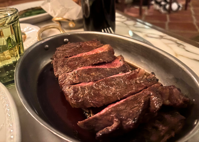 Sirloin of beef at Nessa Soho 