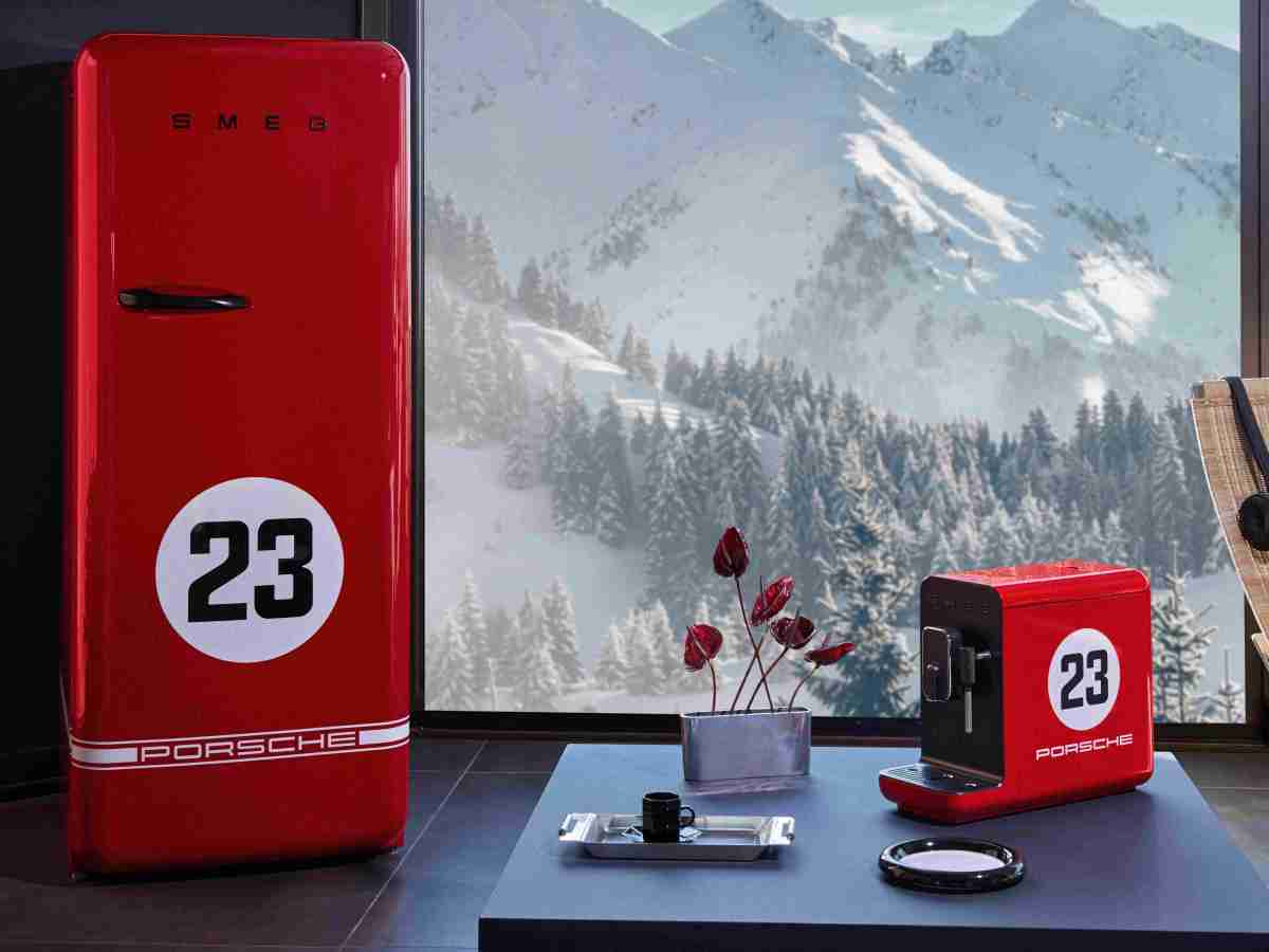 Porsche Le Mans racing livery reimagined as luxury kitchen appliances by&nbsp;Smeg