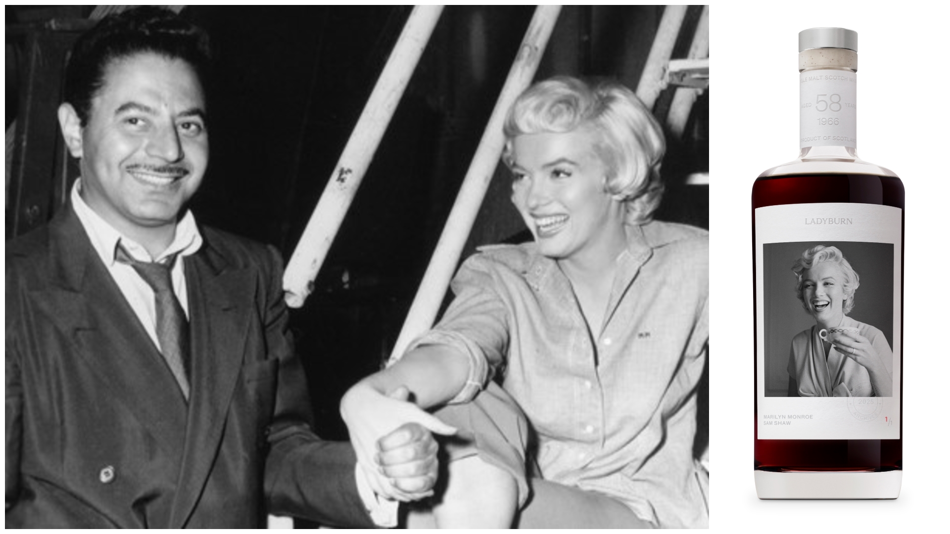 Ladyburn unveils one-of-a-kind Marilyn Monroe whisky for One of