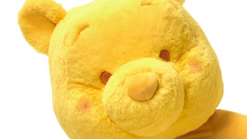 Selfridges Disney yellow collection, winnie the pooh plush