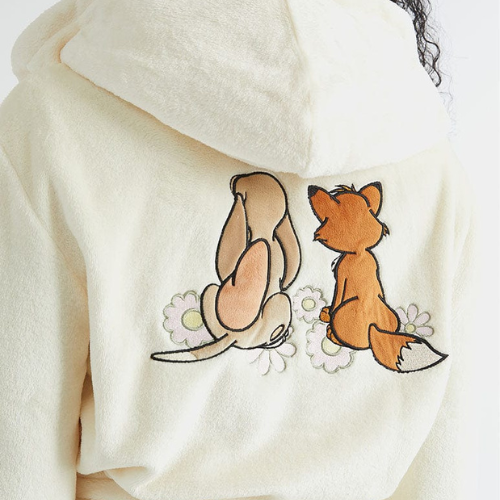 Fox and the hound dressing gown