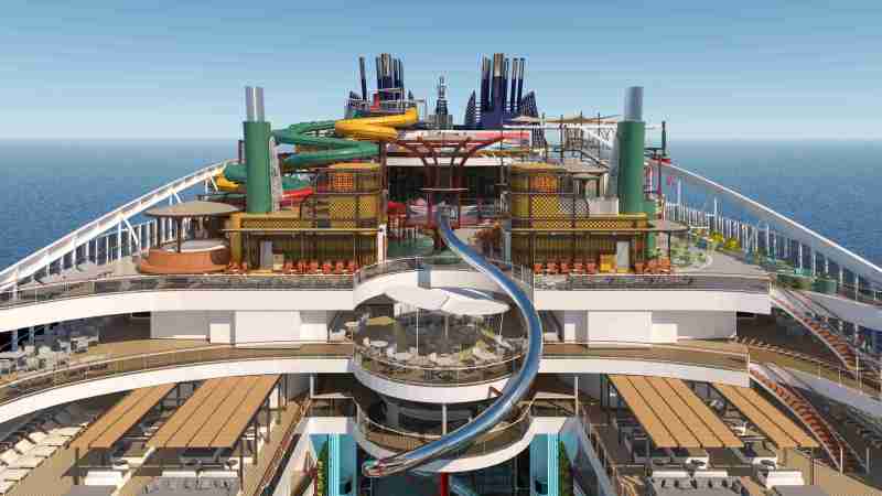 Artist render of The Harbour that will feature on MSC World Asia