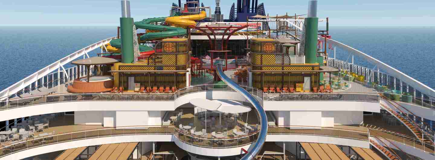 Artist render of The Harbour that will feature on MSC World Asia