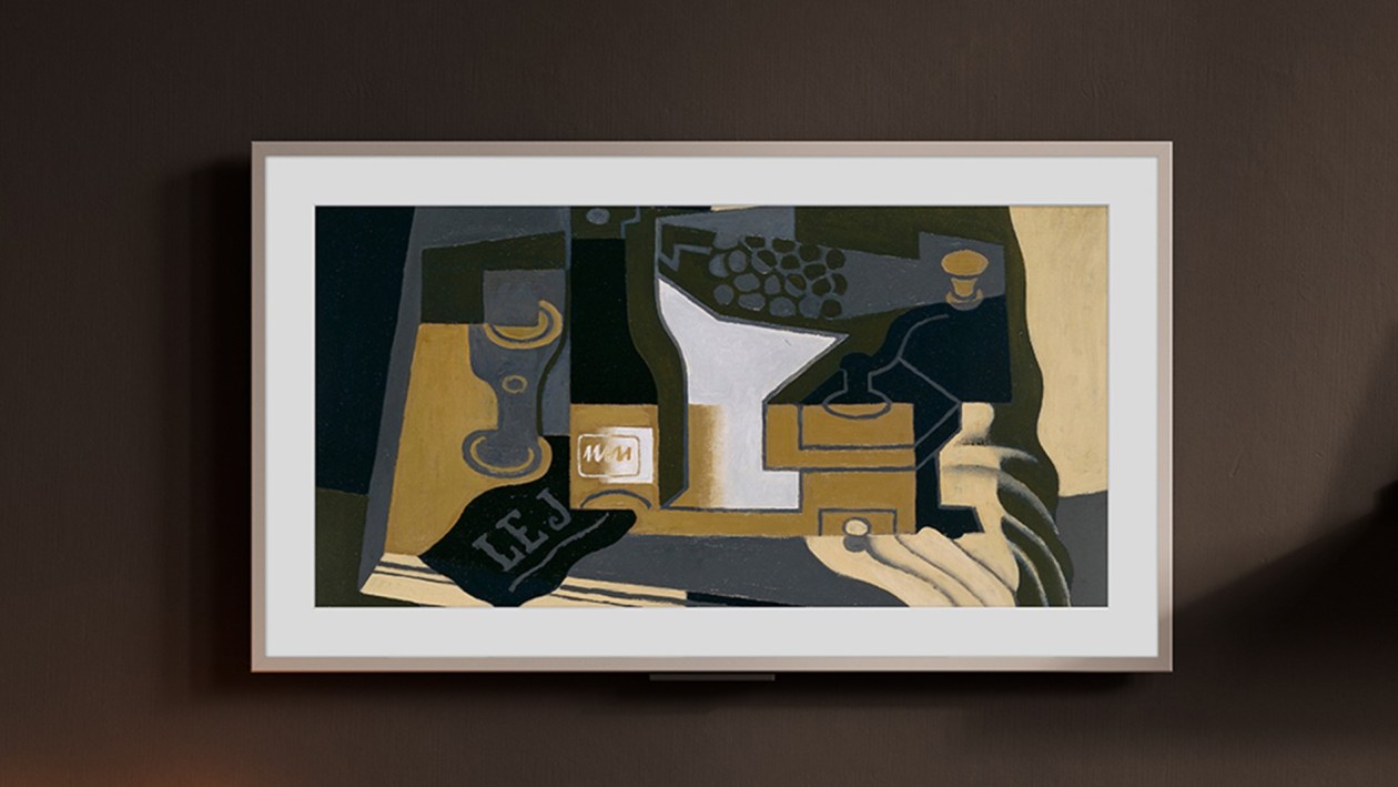 Amazon Artline Ember Fire TV on wall