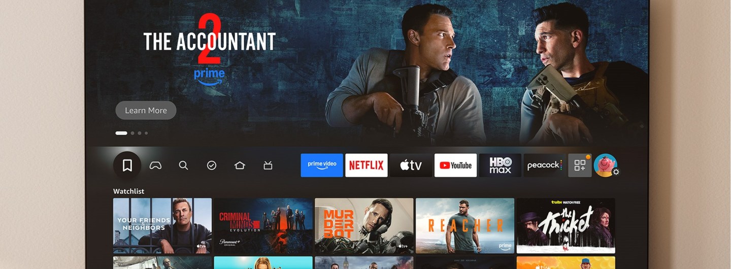 Amazon Fire TV 2026 on wall