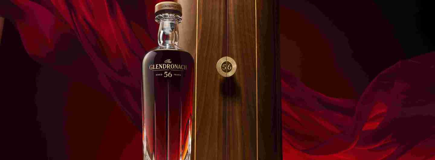 The Glendronach 56YO_Hero_Bottle + Box