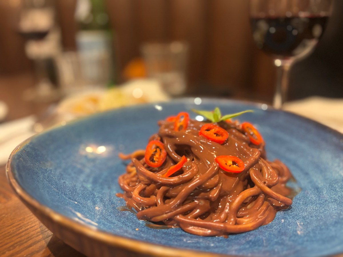 I tried London’s viral chocolate pasta… but it’s the fresh Italian classics here which stole my heart 