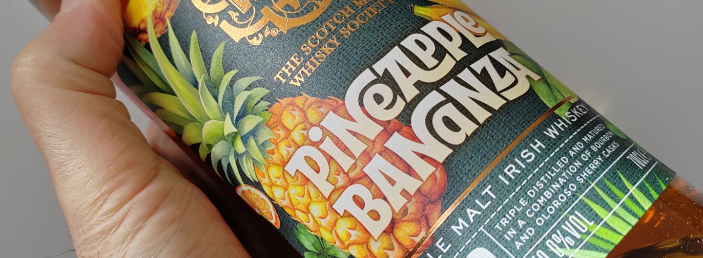 SMWS Pineapple Bananza label