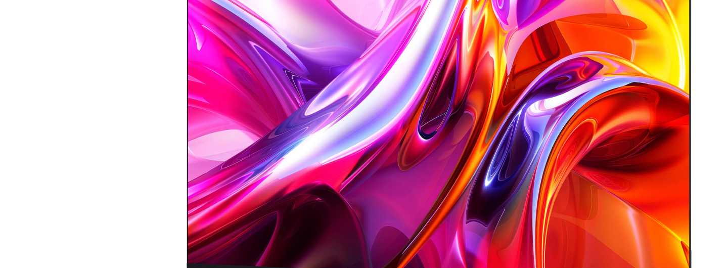 Haier K85 65-inch TV at an angle