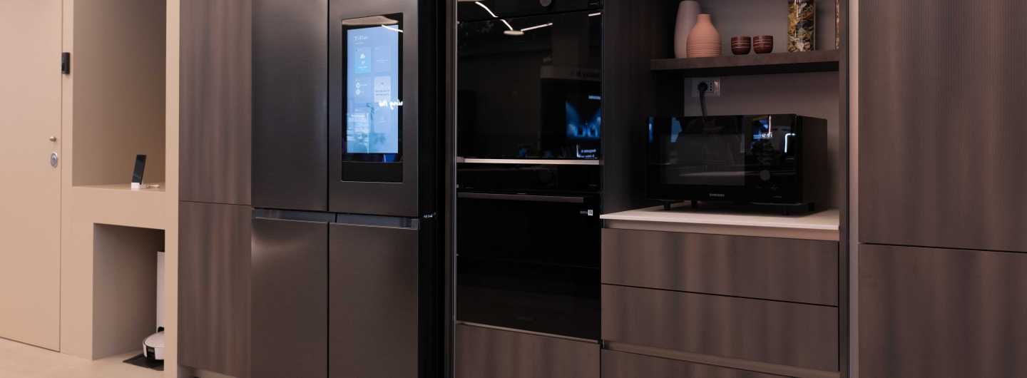 Samsung AI kitchen range at Milan Design Week
