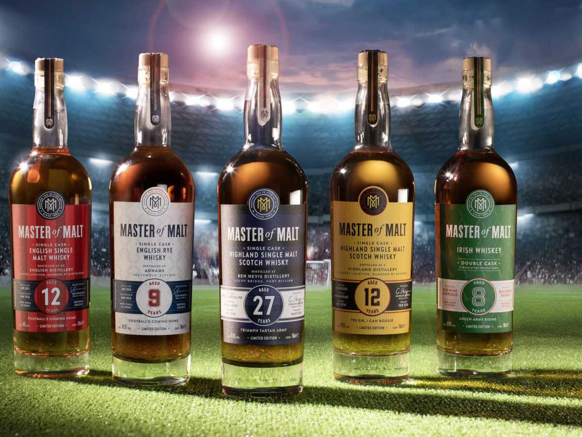 Master of Malt limited edition football-inspired Whisky line-up features rare casks and retro&nbsp;kit