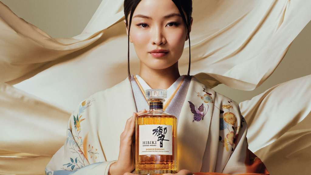 HIBIKI whisky with Shogun actress Anna Sawai