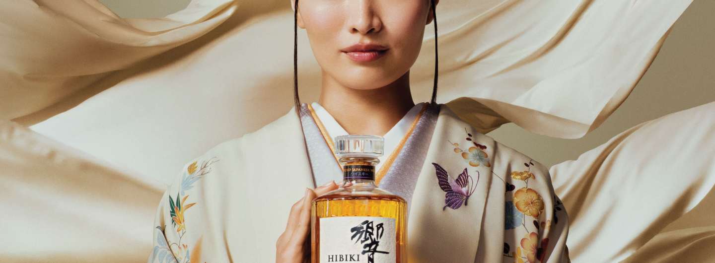 HIBIKI whisky with Shogun actress Anna Sawai
