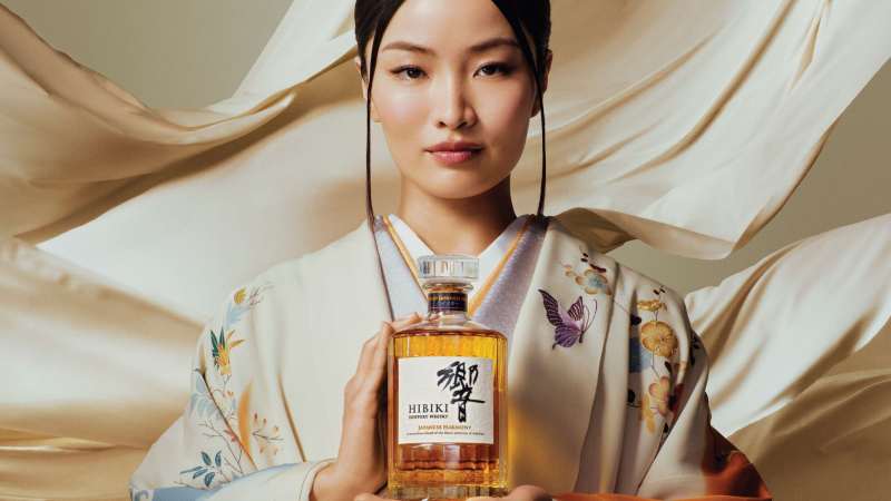 HIBIKI whisky with Shogun actress Anna Sawai