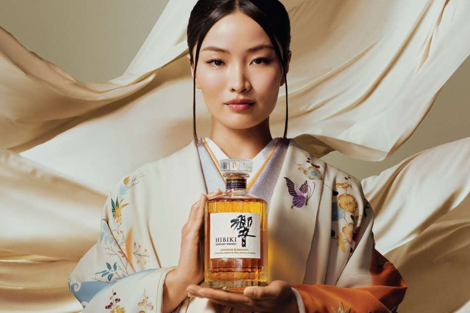 HIBIKI whisky with Shogun actress Anna Sawai