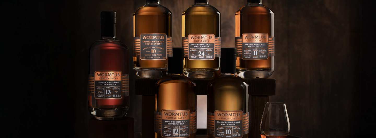 Wormtub whisky Group shot