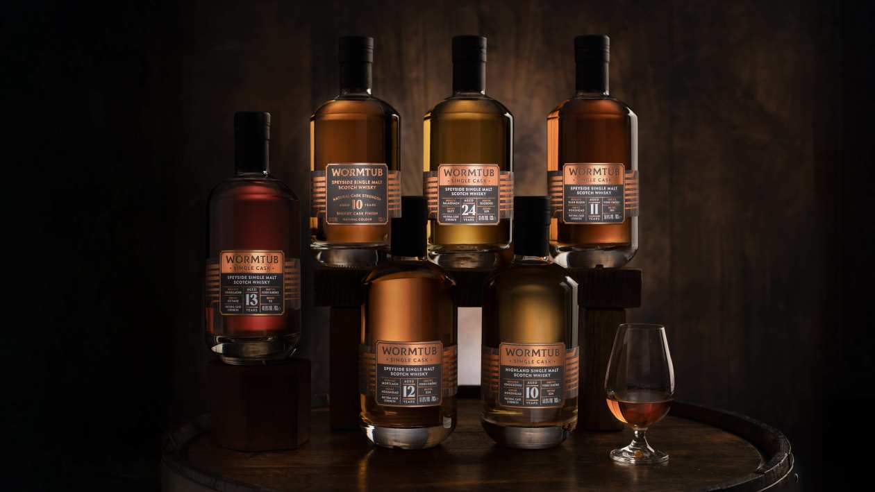 Wormtub whisky Group shot