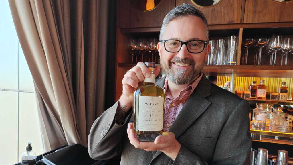 Matt Chambers with Whisky 1901 launch