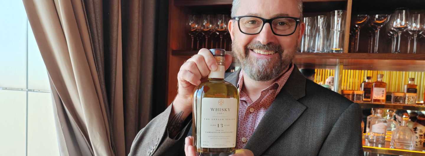 Matt Chambers with Whisky 1901 launch