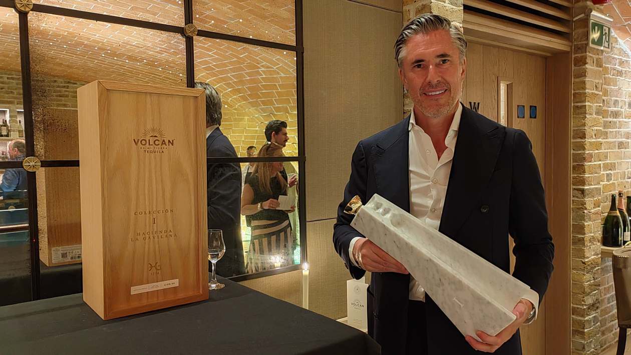 Volcan CEO Santiago and his luxury tequila