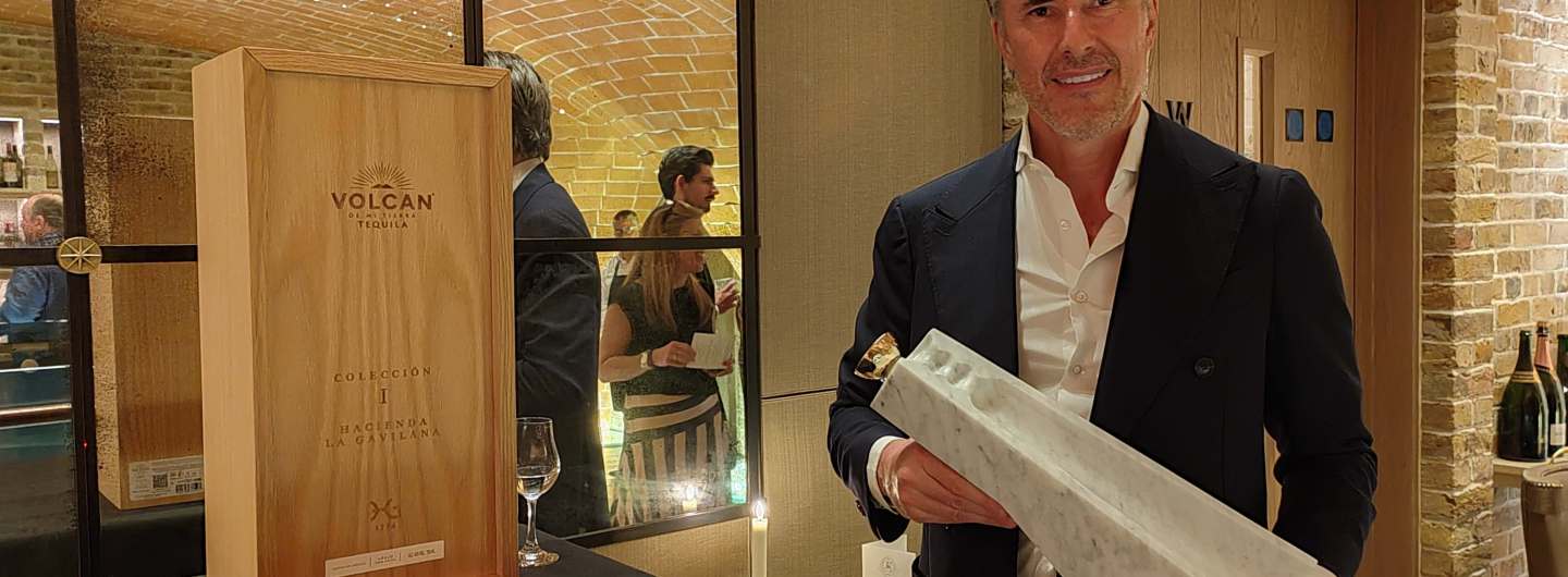 Volcan CEO Santiago and his luxury tequila