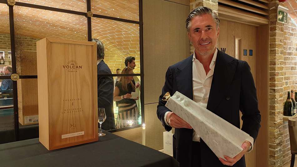 Volcan CEO Santiago and his luxury tequila