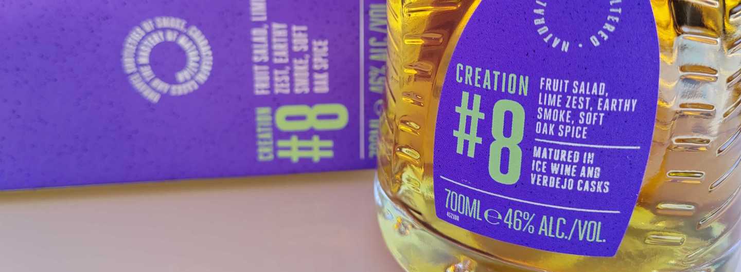 Cu Bocan Creation 8 whisky bottle