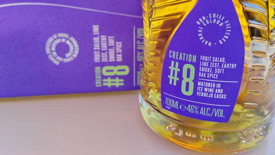 Cu Bocan Creation 8 whisky bottle