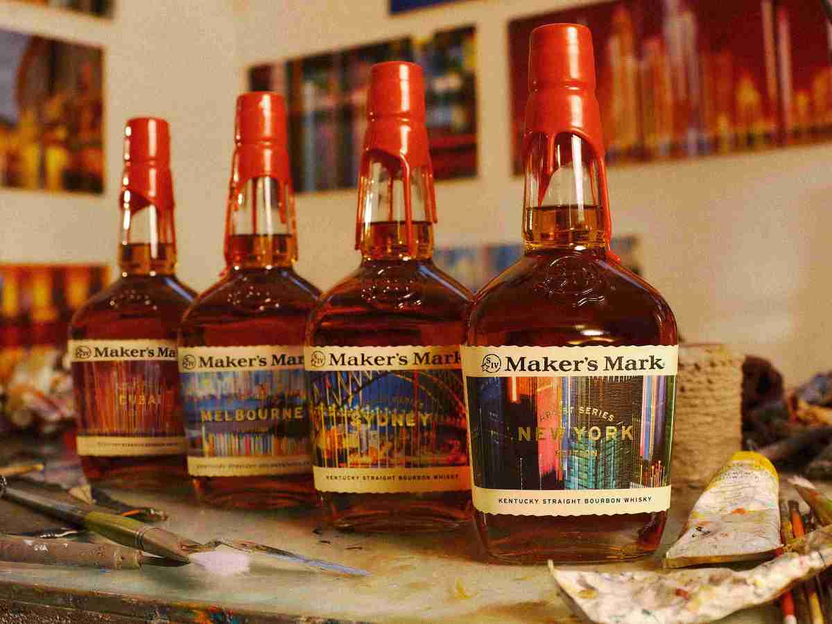 Maker’s Mark bourbon unveils airport‑exclusive Artist Series with city‑inspired&nbsp;bottlings