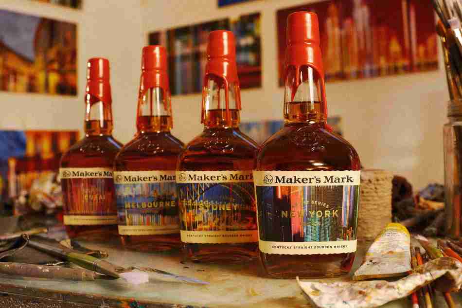 Maker's Mark GTR Artist LTO Bottle lineup