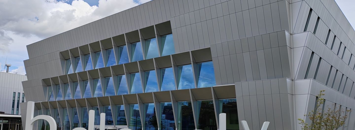 Hello Sky sign at Sky UK campus