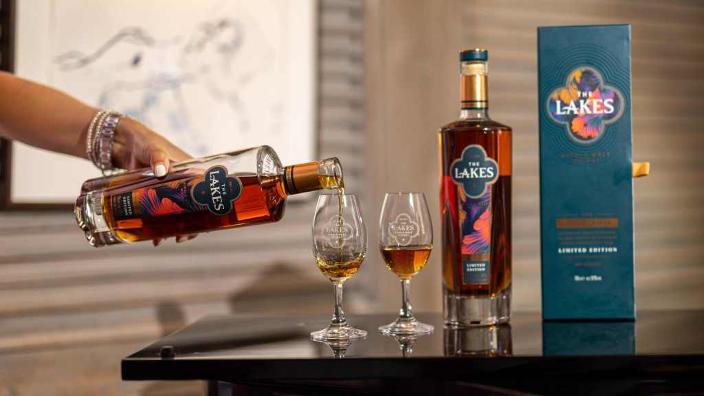 The Lakes Chocolatier pouring