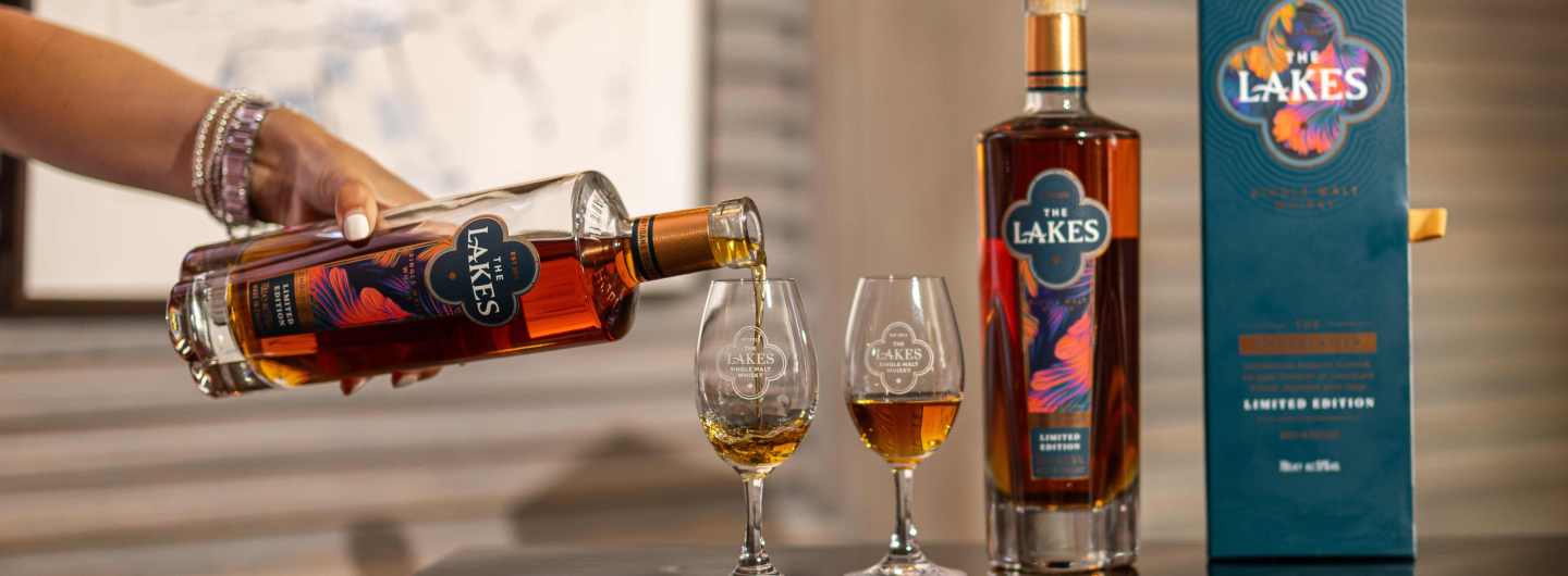 The Lakes Chocolatier pouring