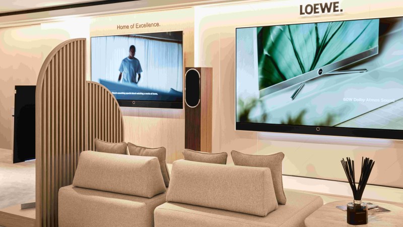 Loewe at harrods TV lounge