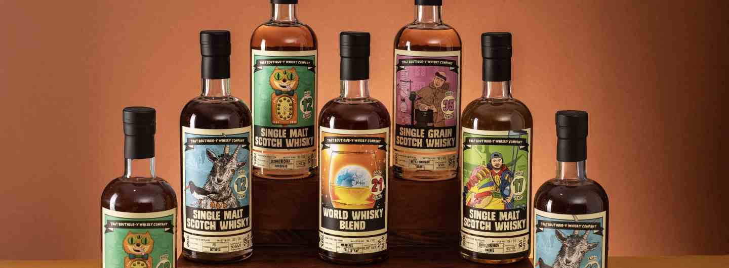 That Boutique-y Whisky Company summertime collection All Bottles